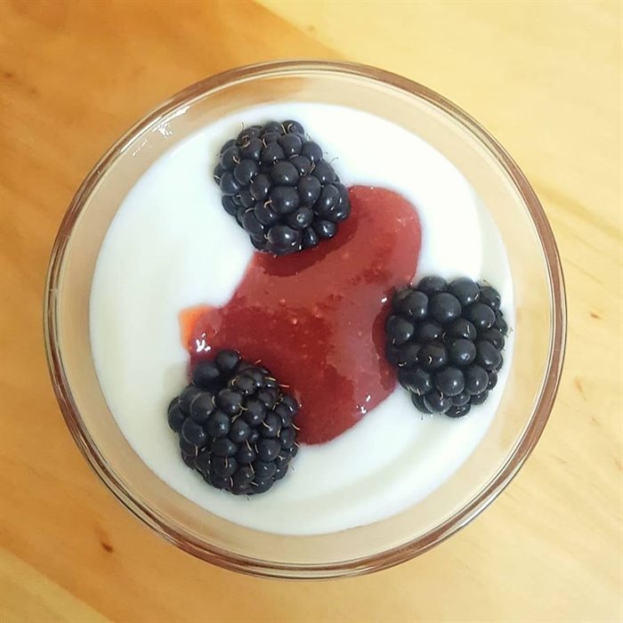 I nostri dolci - yogurt con crema dei nostri frutti di bosco